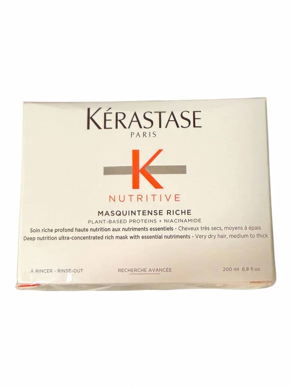 Kérastase Nutritive Masquintense Riche Hair Mask 200ml 6.8 oz Sealed